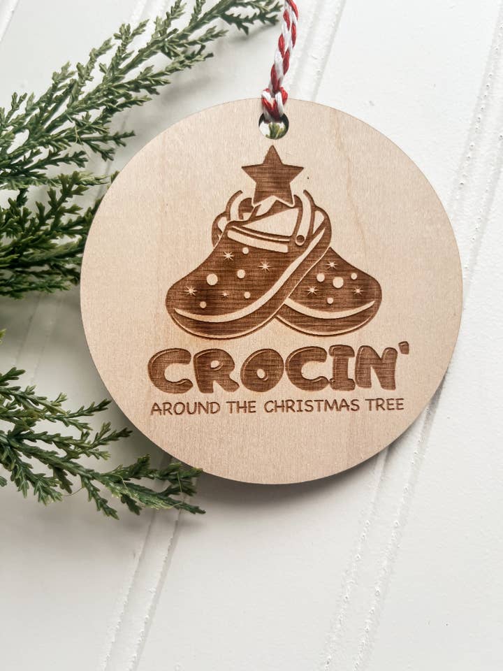 Décoration Crocin' Around the Christmas Tree pour la vente par Country Roads Rustic Decor