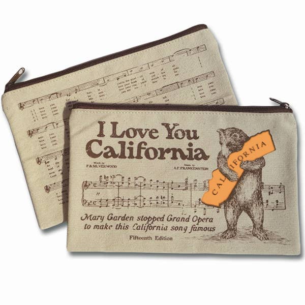 SF Mercantile - Vente Pochette – femme - CA Bear Pochette zippée en toile