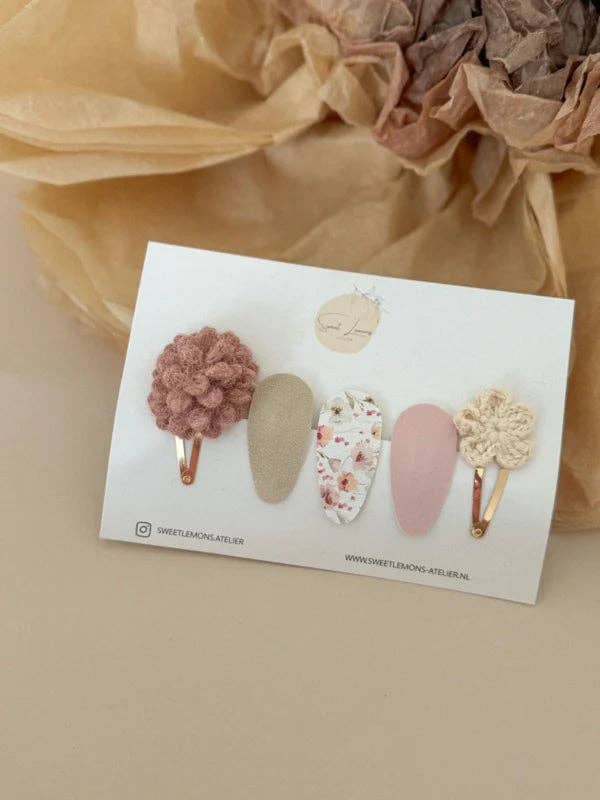 Ensemble de Barrettes - Marly pour la vente par Sweet Lemons Atelier