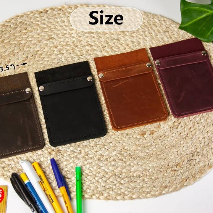 Pikore - Wholesale Pencil Case/Pouch - Leather Pocket Protector