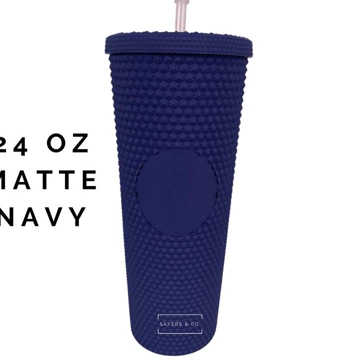 Sayers & Co. – wholesale Isolerade dryckesvaror – Custom Merry Mini dubbade 24oz skruv topp Tumbler, dubbelväggiga isolerad matt svart, matt korall, Sayers & Co., partihandel, Bulk28