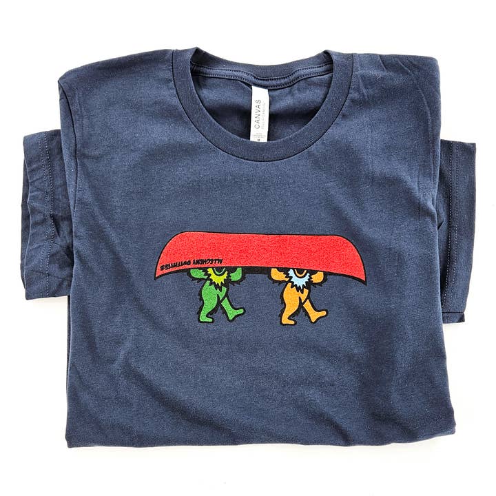 Maglietta da canoa Grateful Dead Bears per la vendita all'ingrosso da parte di Allegheny Outfitters