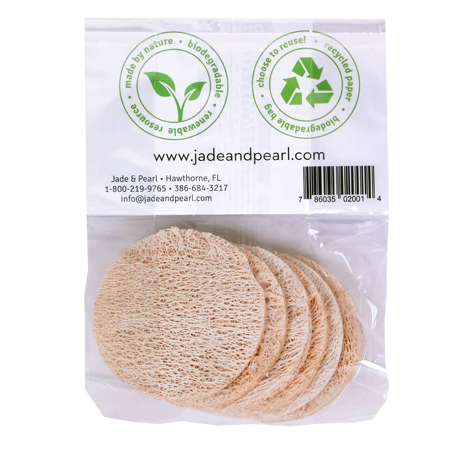 Jade & Pearl - Vendita all'ingrosso Spugna in luffa - WHOA LUFFA! Round di Loofah2