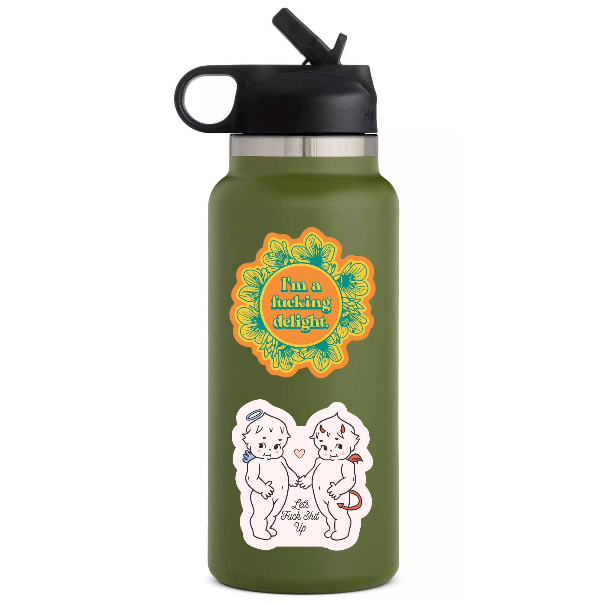 Juju and Moxie - Wholesale Sticker - Fucking Delight Swear Funny High Quality Vinyl Sticker2