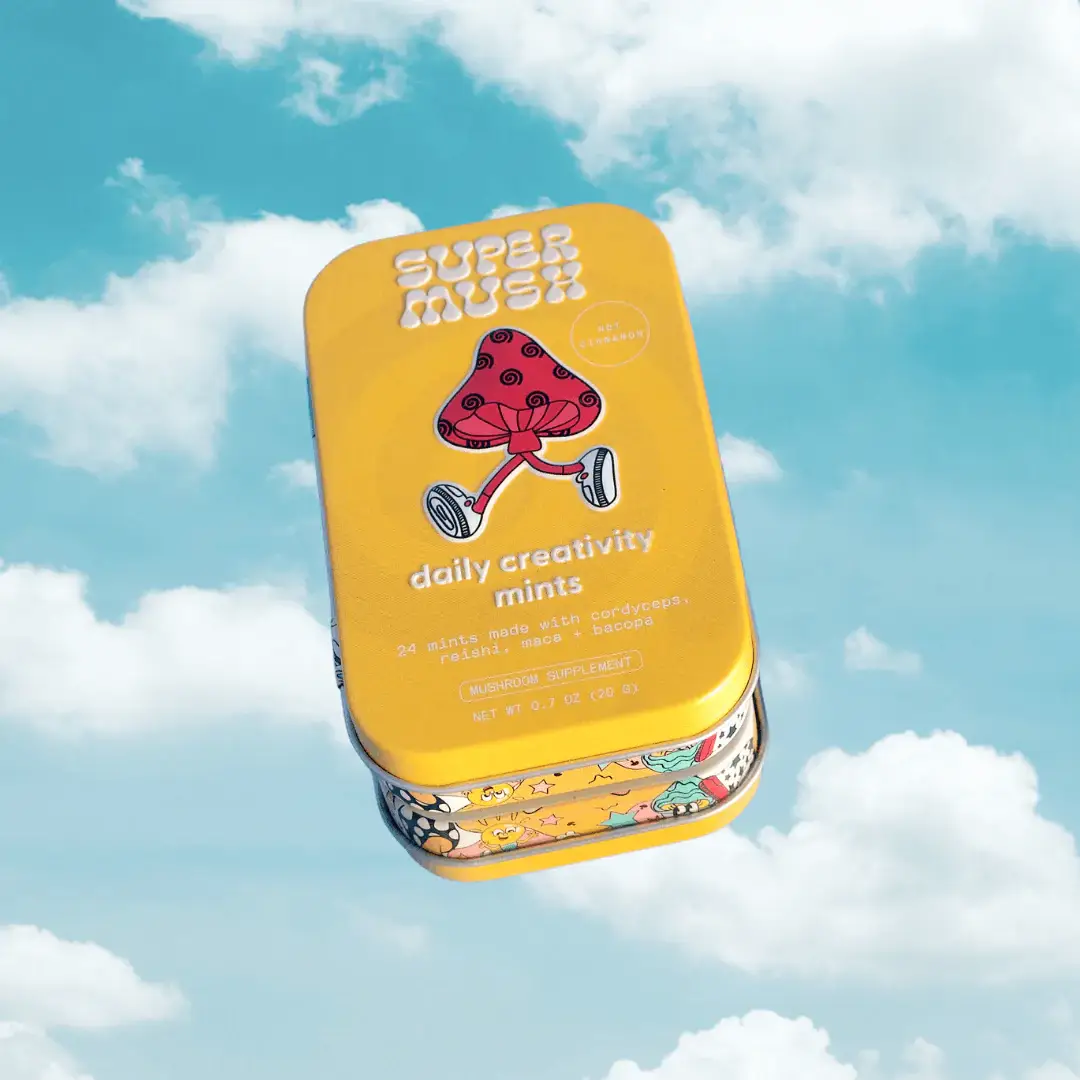 SuperMush - Vente Bonbons à la menthe - Pastilles de créativité quotidienne SuperMush1