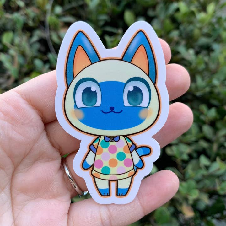 Mitzi Animal Crossing Vinyl Sticker / New Horizons / ACNH / Waterproof for wholesale by Trash Goblin