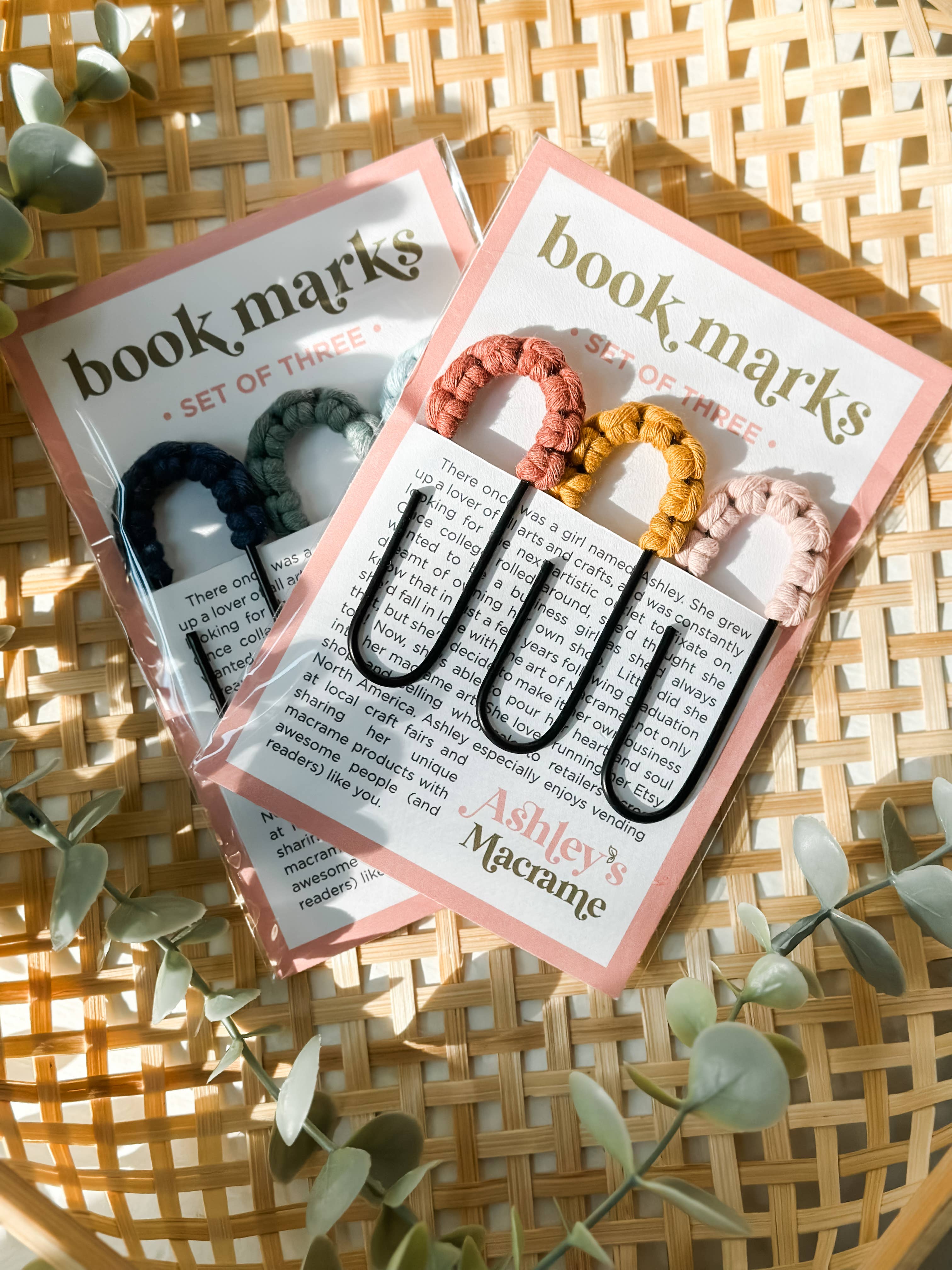 Ashley's Macrame - Wholesale Bookmark - Macrame Bookmark Sets5
