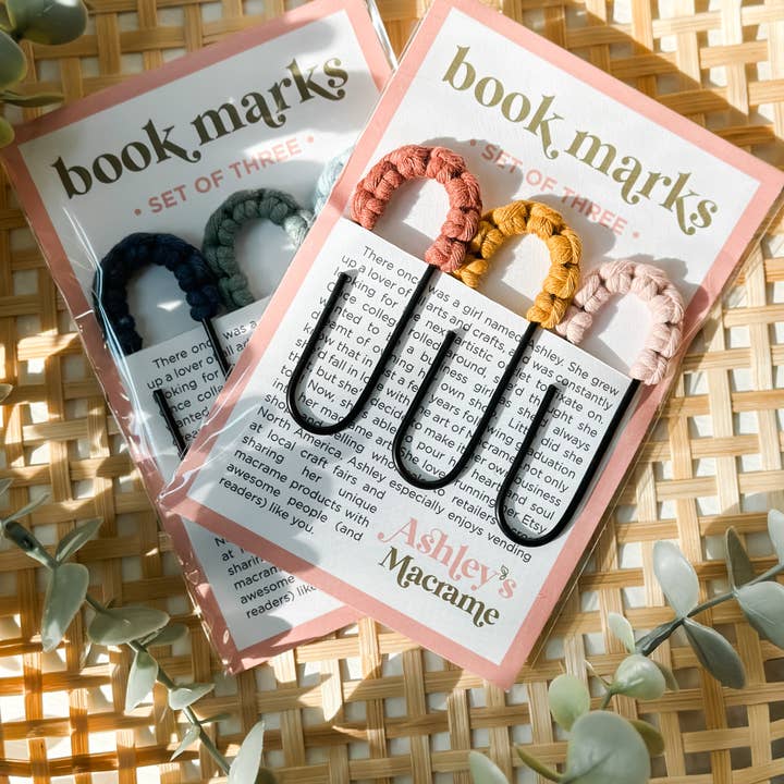 Ashley's Macrame - Wholesale Bookmark - Macrame Bookmark Sets5