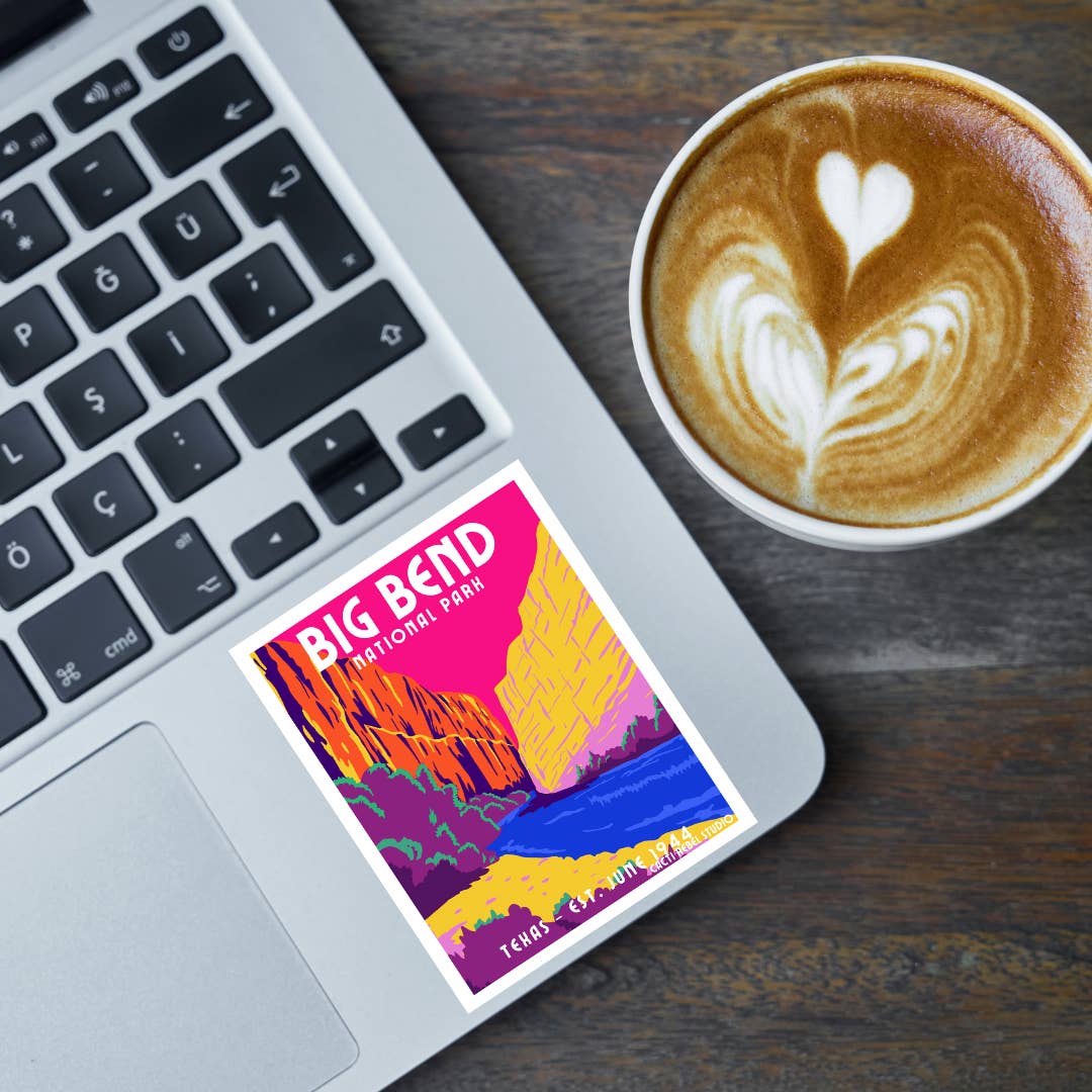 Cacti Rebel - Wholesale Sticker - Big Bend Whimsical Sticker