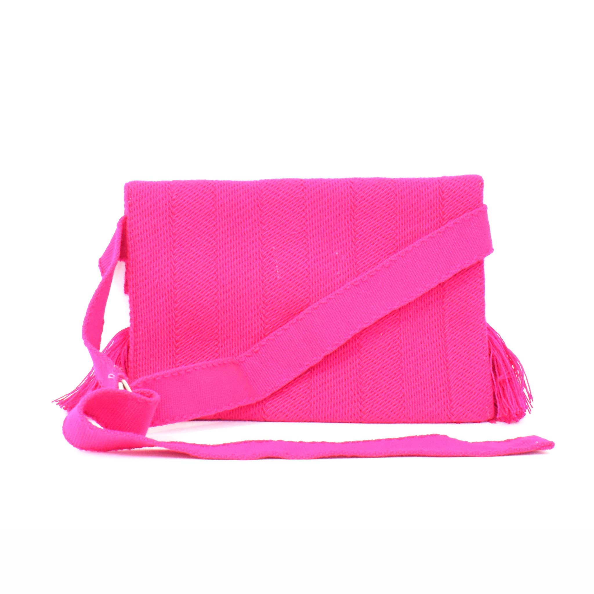 Caravan and Company - Wholesale Crossbody Bag - Women's - Fringe Clutch and Crossbody Bag- Hot Pink1