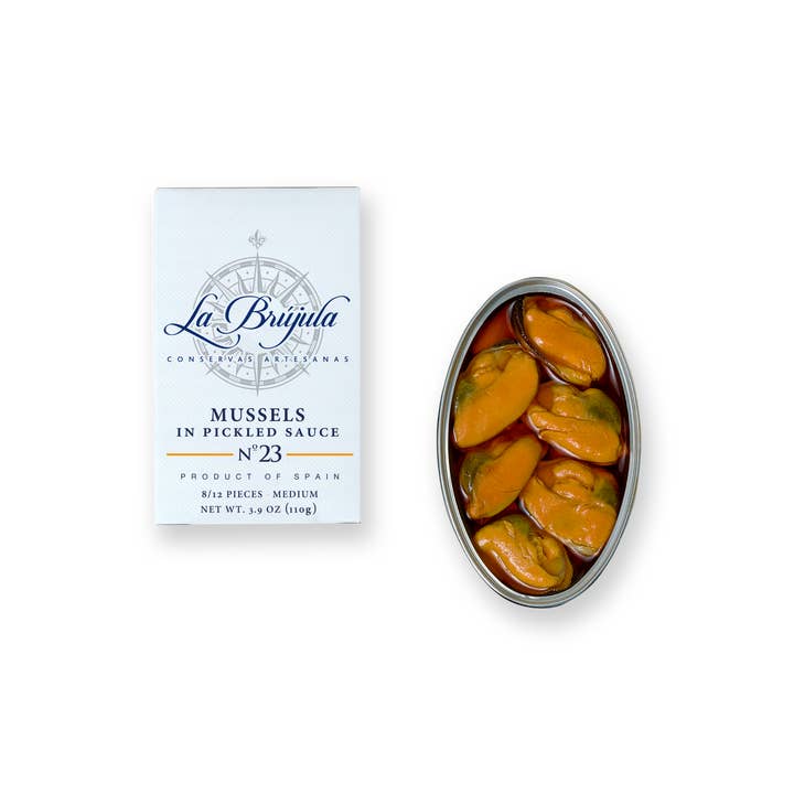 Mussels In Escabeche 8/12 OL120. LB23 for wholesale by Conservas La Brújula
