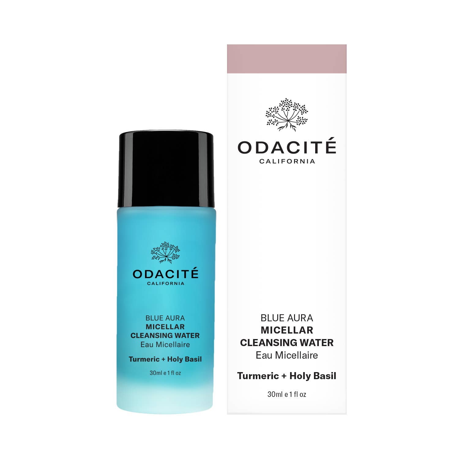 Odacité – Großhandel Gesichtsreinigung – Blue Aura Mizellares Reinigungswasser1