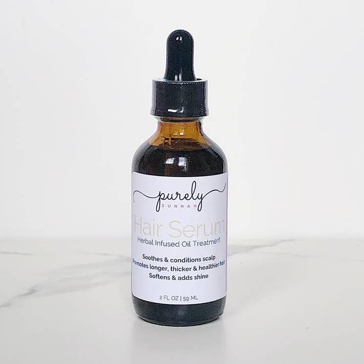 Sérum capillaire infusé aux herbes pour la vente par Purely Sunnah