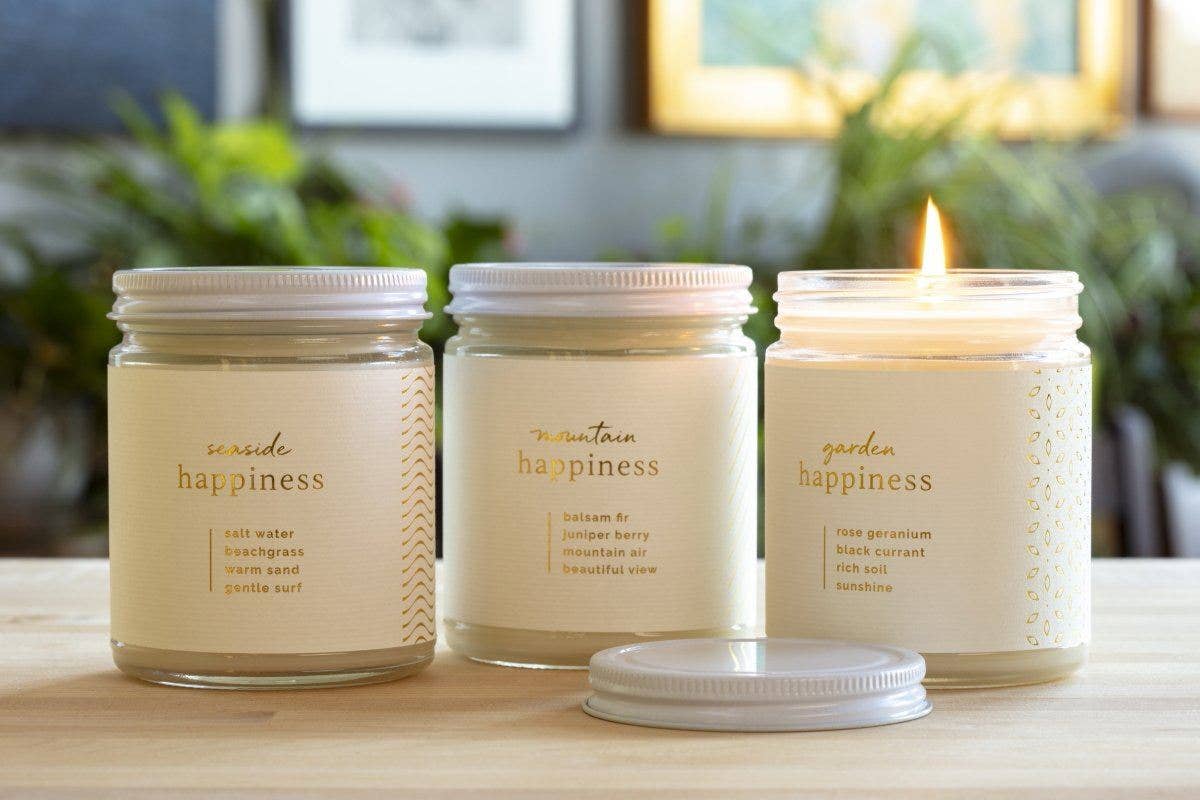 Prosperity Candle - Wholesale Jar/Filled Candle - Happiness Glass Candle Set - Handmade4