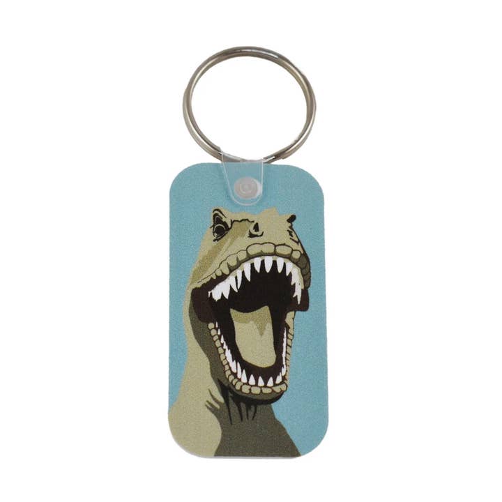 Keychain T-Rex for wholesale by RetroTrek, DBA Sunny Days Gifts
