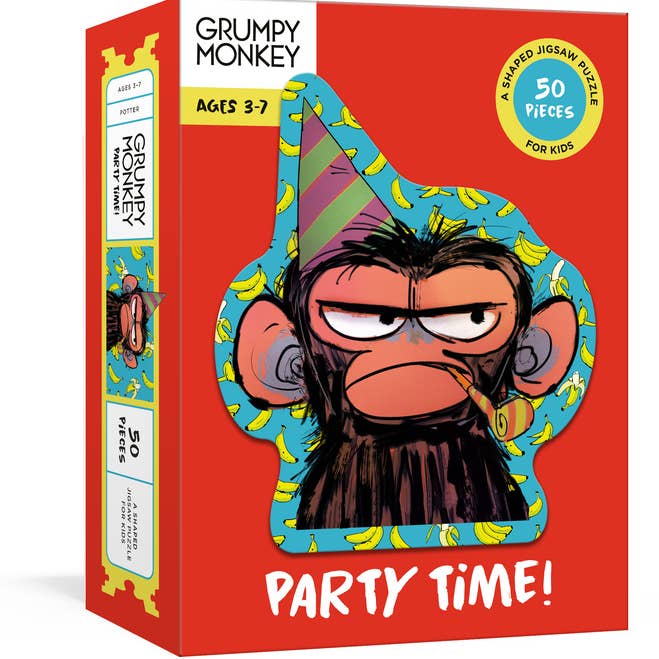 Penguin Random House LLC - Wholesale Puzzle - Kids - Grumpy Monkey Party Puzzle