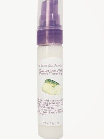 Cucumber Melon Fresh Face Balm for wholesale by The Essential Apothecary
