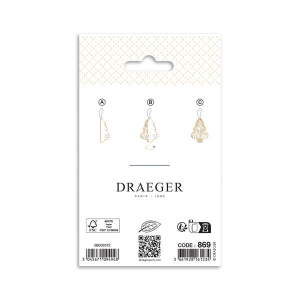 Draeger Paris - Wholesale Christmas Decoration - Paper ball - Golden glitter - Christmas decoration2