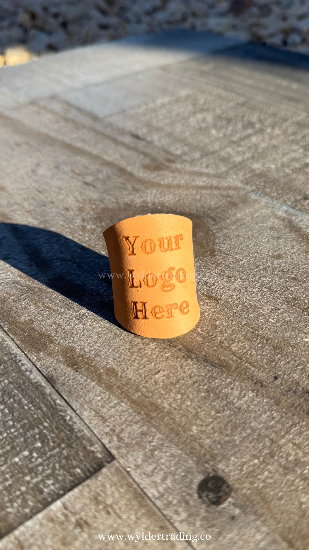 Wylder Trading Company - Wholesale Scarf Clip - Women's - Leather Bolo Scarf Slide 10+ | CUSTOM Logo or Wedding Favor3