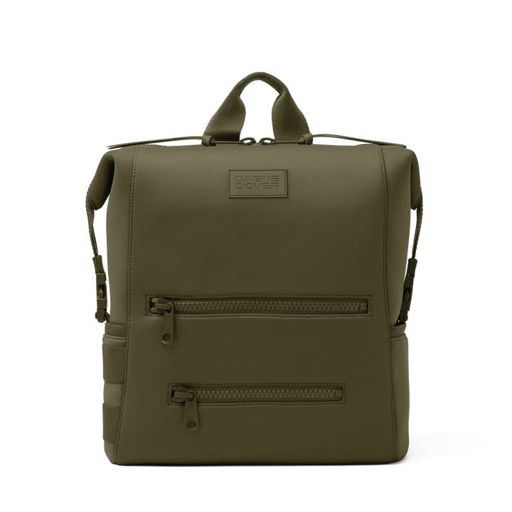 Dagne Dover - Wholesale Diaper Bag - Baby - Indi Diaper Backpack in Dark Moss, Large
