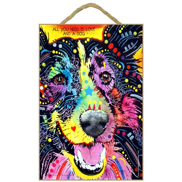 Sheltie - Tout ce dont tu as besoin c'est d'amour et d'un chien pour la vente par SJT Enterprises, Inc.