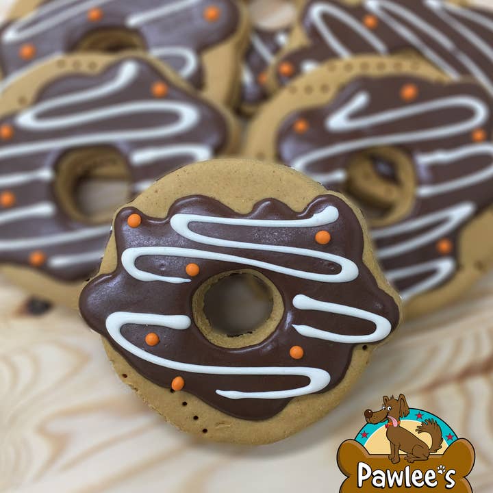 Pawlee’s - Wholesale Pet treats – Dog - Brown Fall Donut Cookie 10/Pack