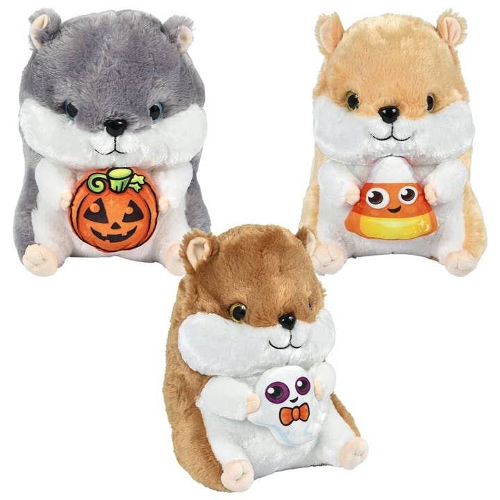 La Luna Bella - Toys - Wholesale Stuffed/Plush Toy - Kids & Baby - 13" Belly Buddy Halloween Hamster LLB Plush Toys