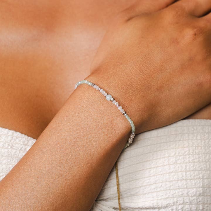 Lotus and Luna - Vendita all'ingrosso Bracciale con perline - Braccialetto della dea «Calma la mente e l'anima parlerà»1