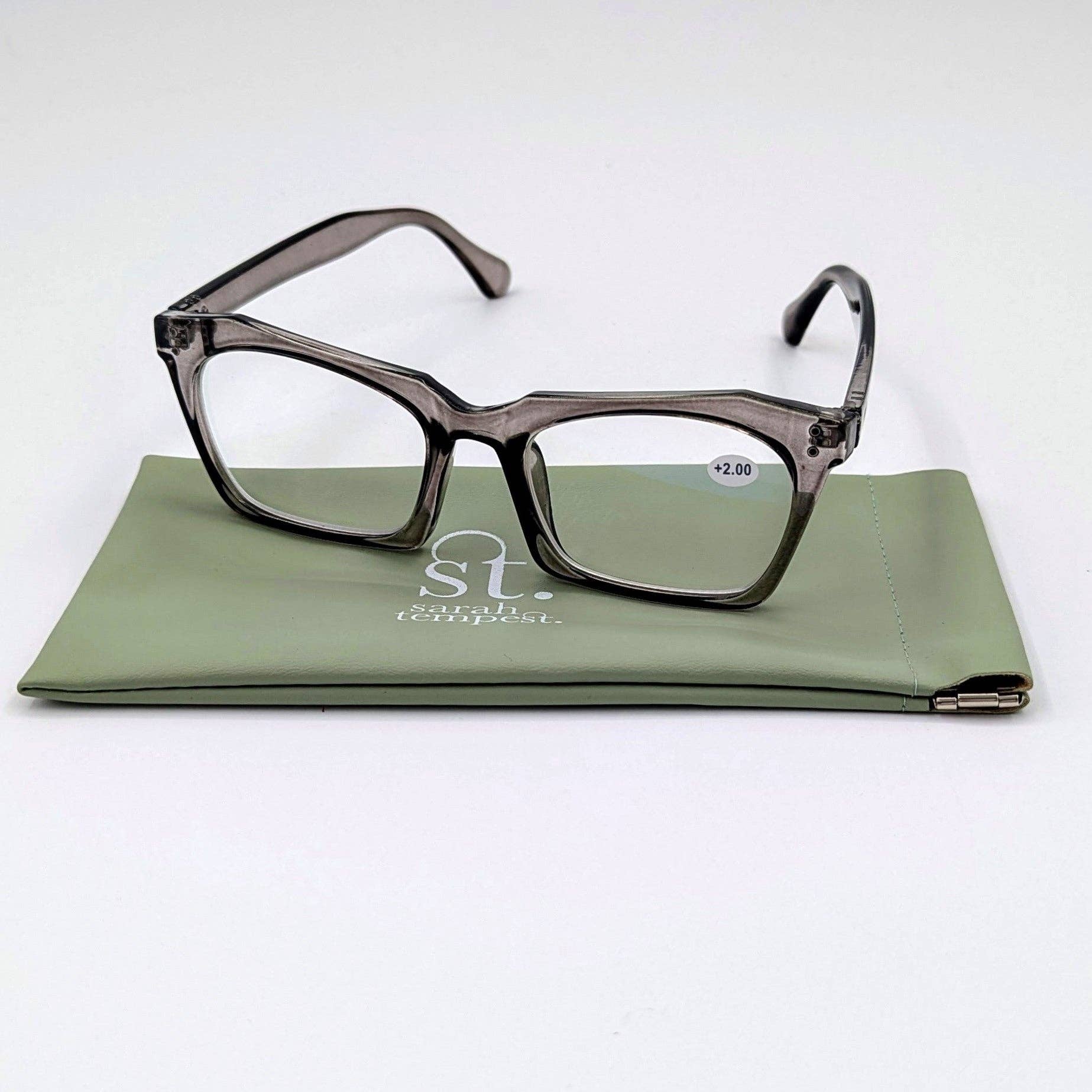 Tempest Designs - Wholesale Eyeglasses - Women's - Classic elegant clear grey reading glasses1