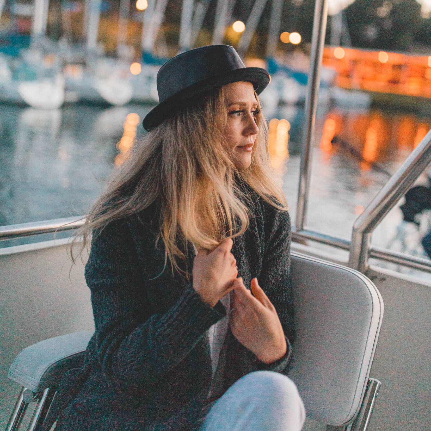 American Hat Makers - Wholesale Fedora - Unisex - Trilby Genuine Leather Fedora Hat - Style Soho6