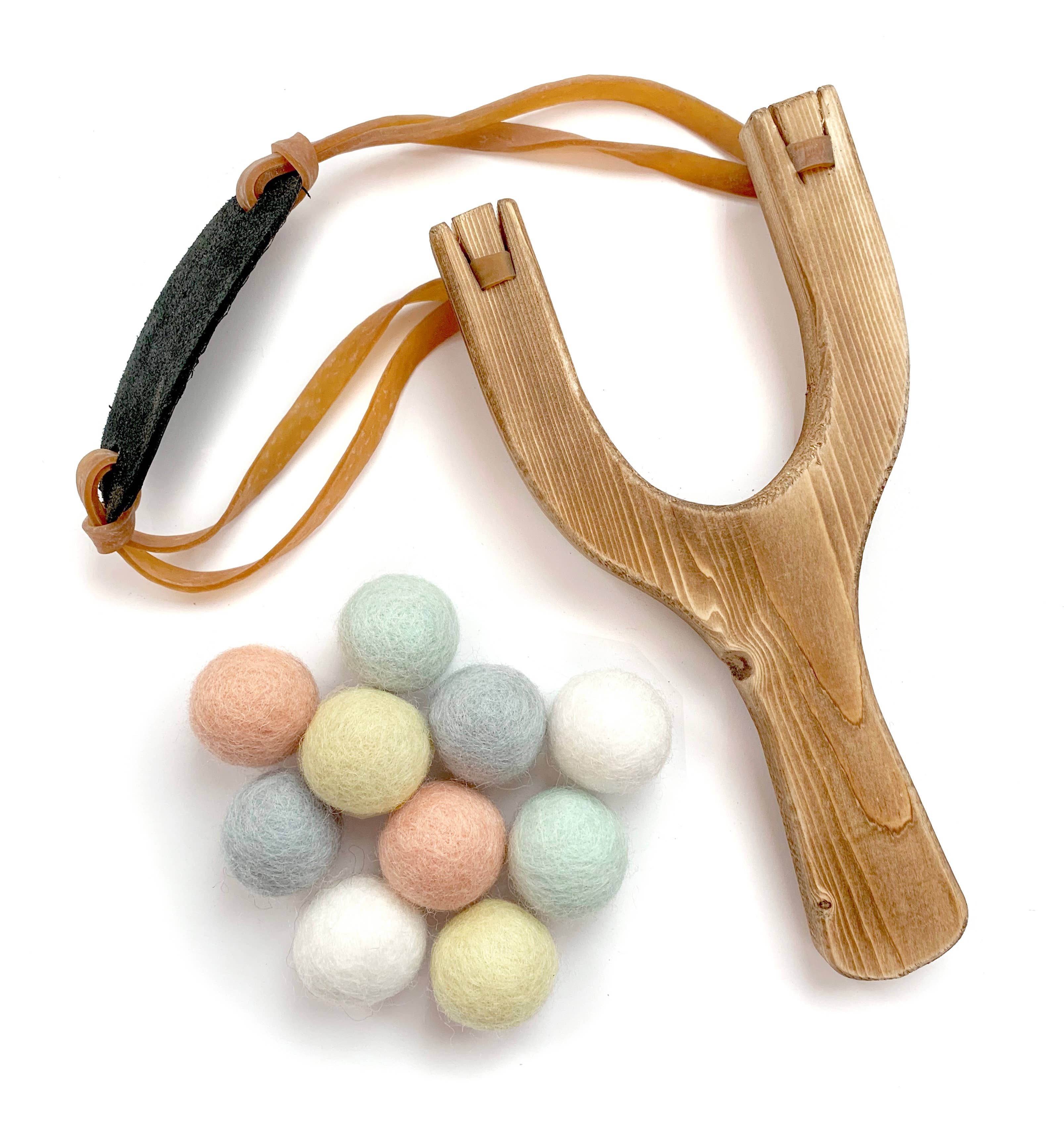 Little Lark - Wholesale Slingshot - Kids - Wooden Toy Slingshot in Pastel Colors0
