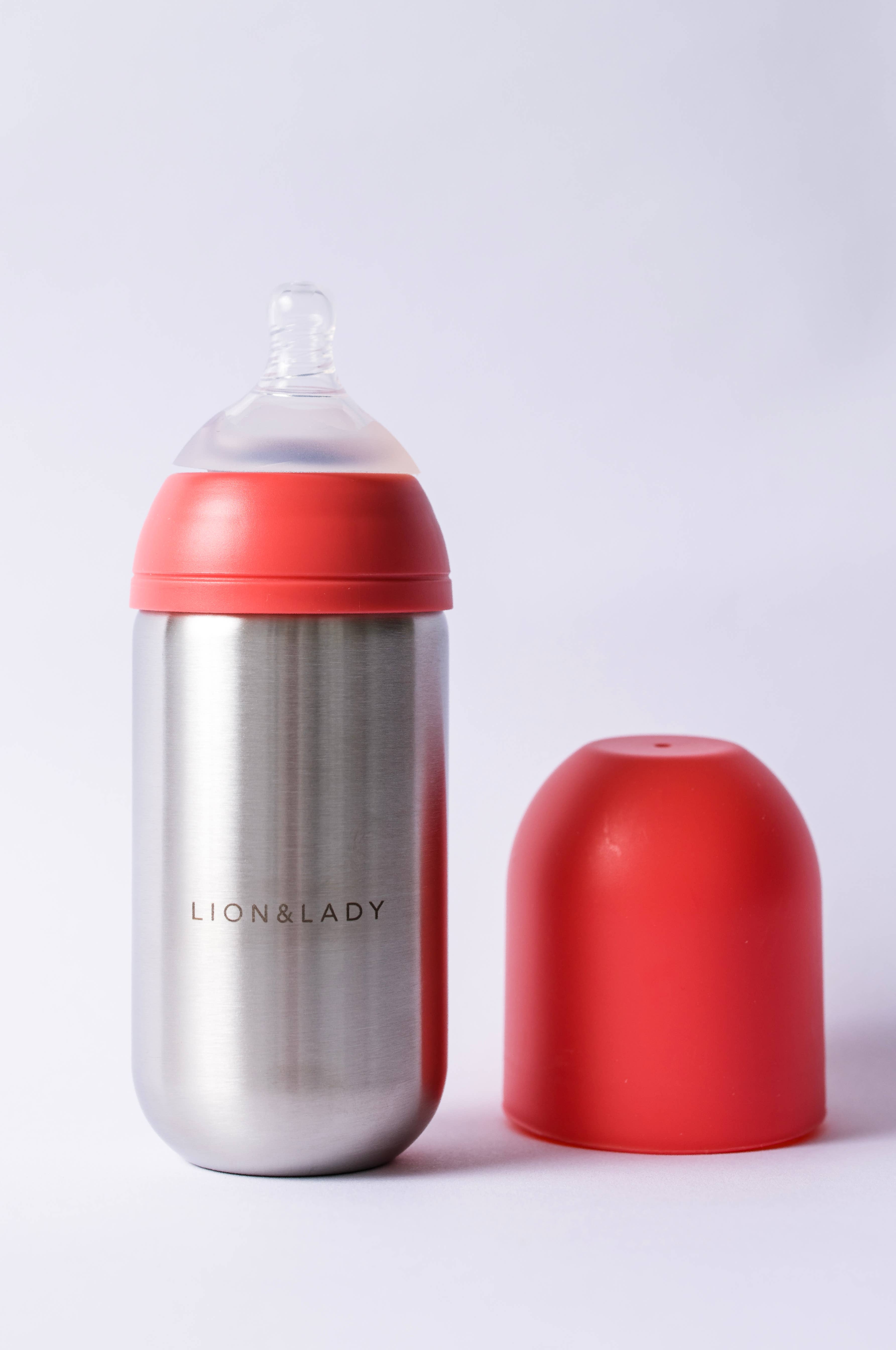 Lion & Lady – wholesale Baby bottle – 18/8 Stainless Steel Baby bottle - 350ml0