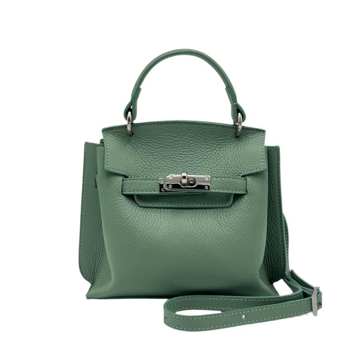 Suie Valentini srl - Wholesale Shoulder Bag - Women's - Genuine leather shoulder bag, Made in Italy, art. 112584