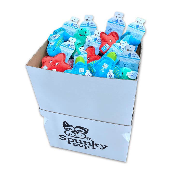 Spunky Pup - Wholesale Pet Plush Toy - Dog - Dump Bin Floor Displays