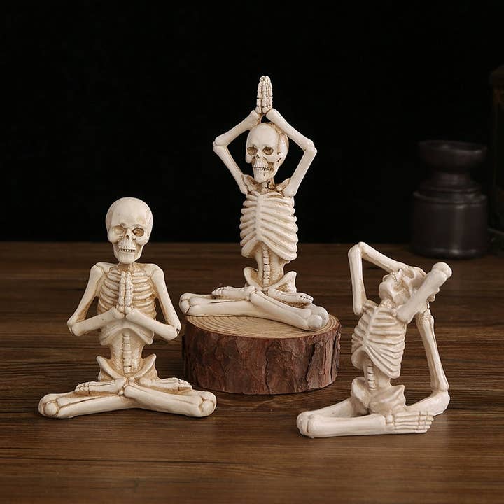 BuddhAayurveda - Wholesale Decorative Figurine - Skull Resin Ornaments - Landscaping Props - Halloween