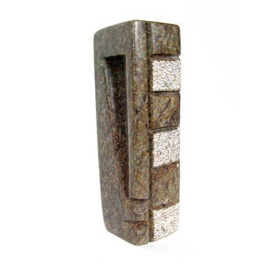 Stone Sculpture - Abstract Stone Head - Serenity for wholesale by Mbare Home + Gift