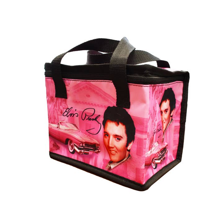 MID-SOUTH PRODUCTS - Wholesale Lunch Bag/Box - Elvis Lunch Bag - Pink Guitars