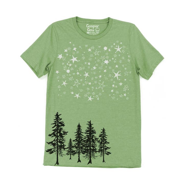 Gaspar Gou - Wholesale Screen Printed T-Shirt - Men's - Stars And Pines Charlie Tee5