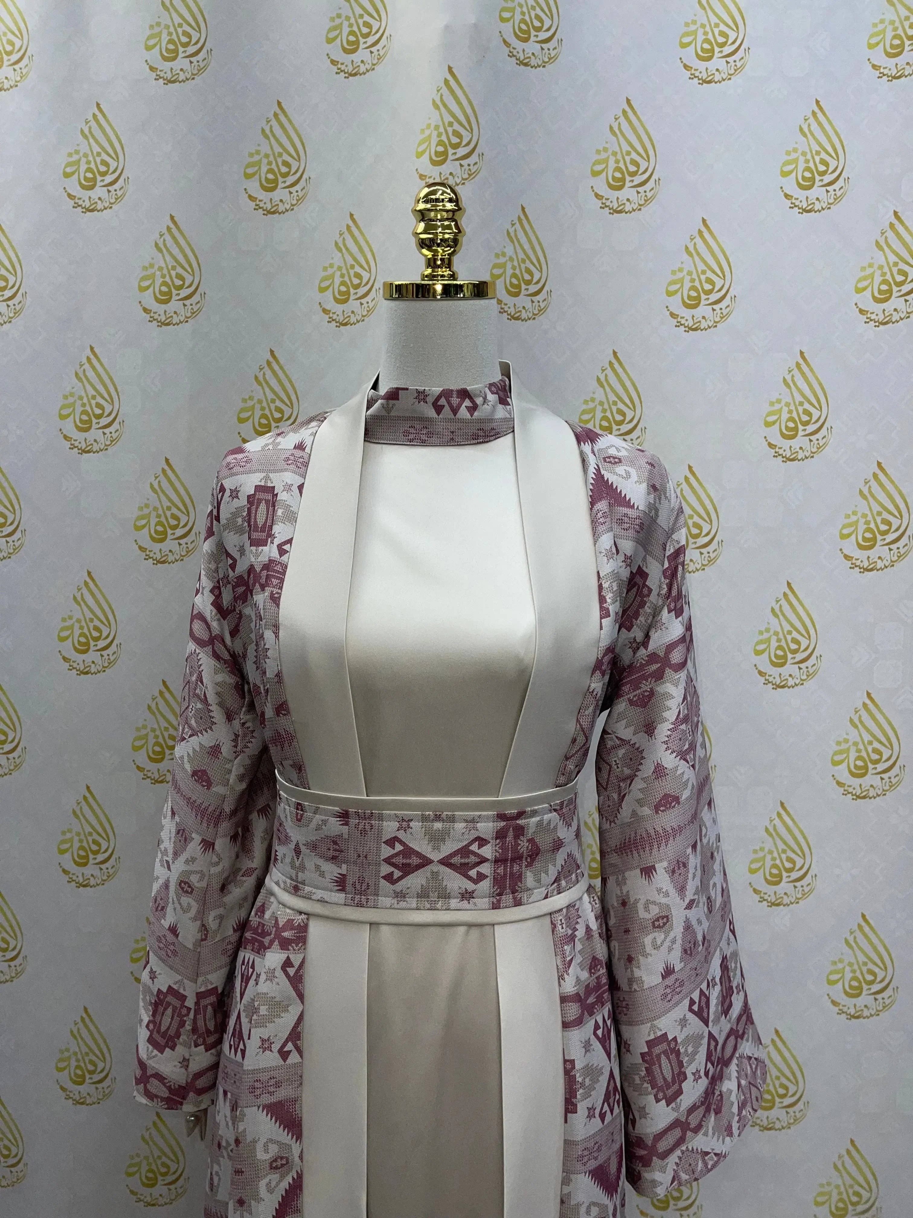 Palestinian Elegance - Wholesale Kaftan - Women's - Satin Silk Kaftan: Luxurious Comfort and Elegant Style17