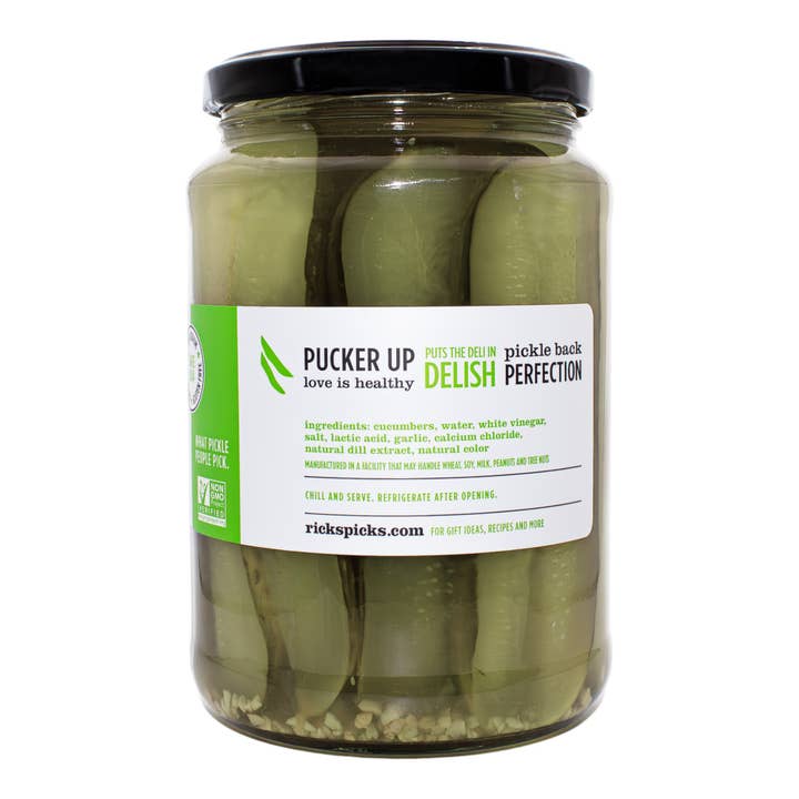 Rick's Picks – wholesale Inlagda grönsaker – Klassiska sura - låda med 6 burkar1