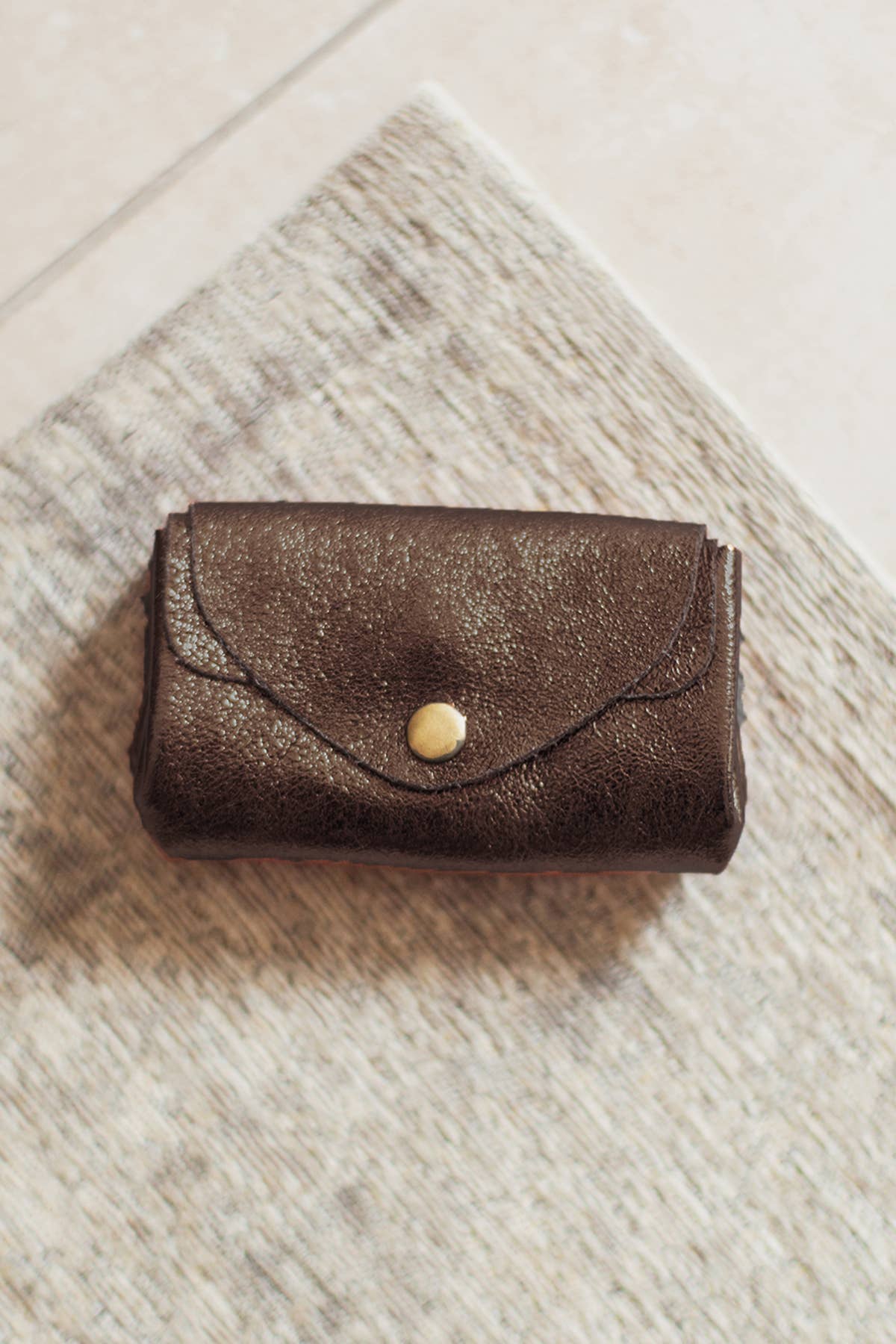 Cherry Paris – Carteira - Mulher por atacado – Pequenas peças de couro SUZIE METAL - 49036