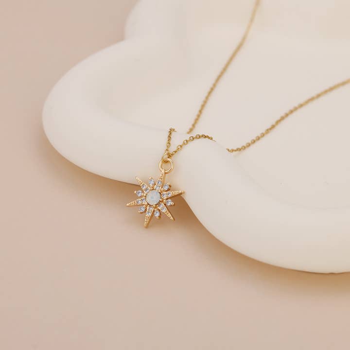 Melange Blanc - Wholesale Pendant/Charm Necklace - N015 star pendant necklace, star necklace, pendant necklace3