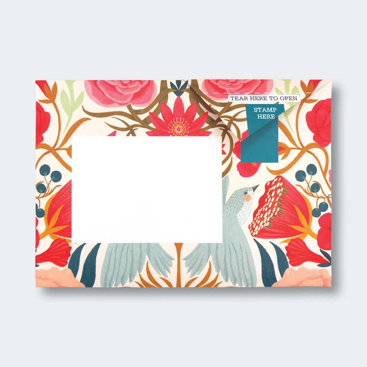 pigeonposted - Wholesale Stationery/Notecard Set - Bright & Beautiful Pigeon letter pack