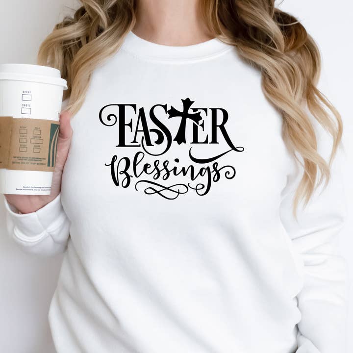 Easter Blessing Sweatshirt, Christian Sweatshirt for wholesale by Lucky Avocado