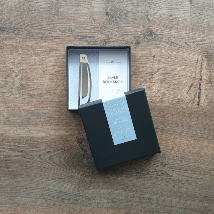 Silver Bookmark for wholesale by memoteasers