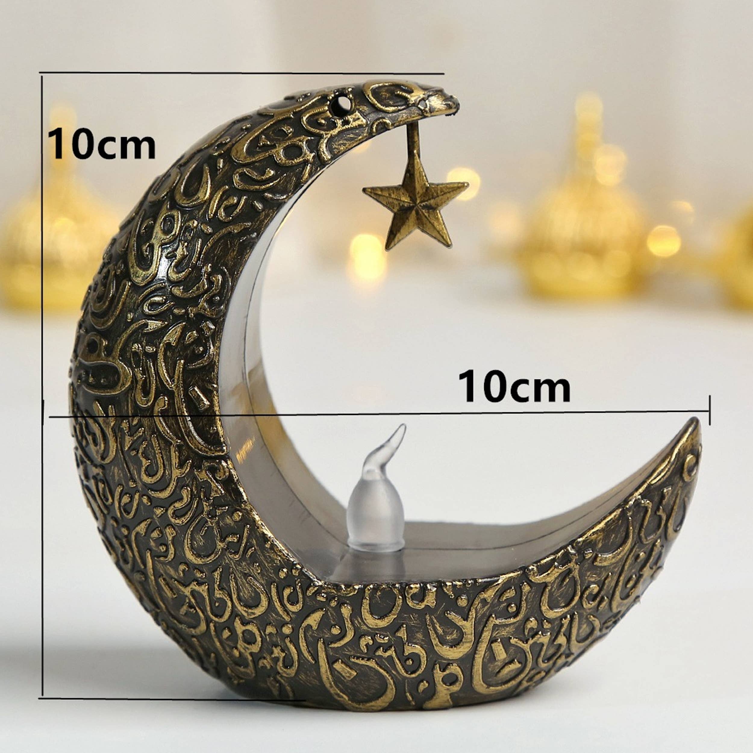 La Bella Monte – Engroshandel Fyrfadslys – Dekorativ måne- og stjernelanterne til ophæng til hjemmet5