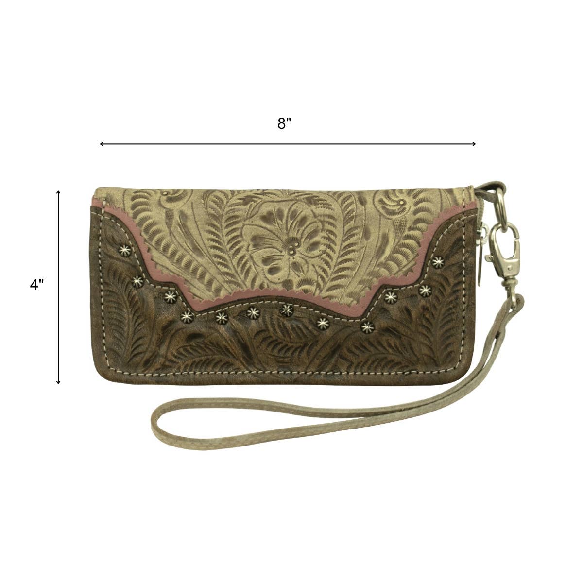 American West - Vendita all'ingrosso Portafogli - Donna - Portafoglio Zip Around Saddle Ridge13