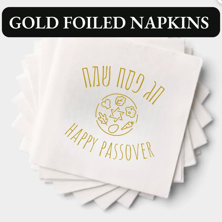 Passover Napkins for wholesale by Mazal By Sara