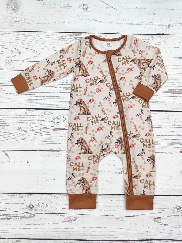 Call Me Babyboy Hunting slaapzak met ritssluiting voor wholesale door sassy kids palace