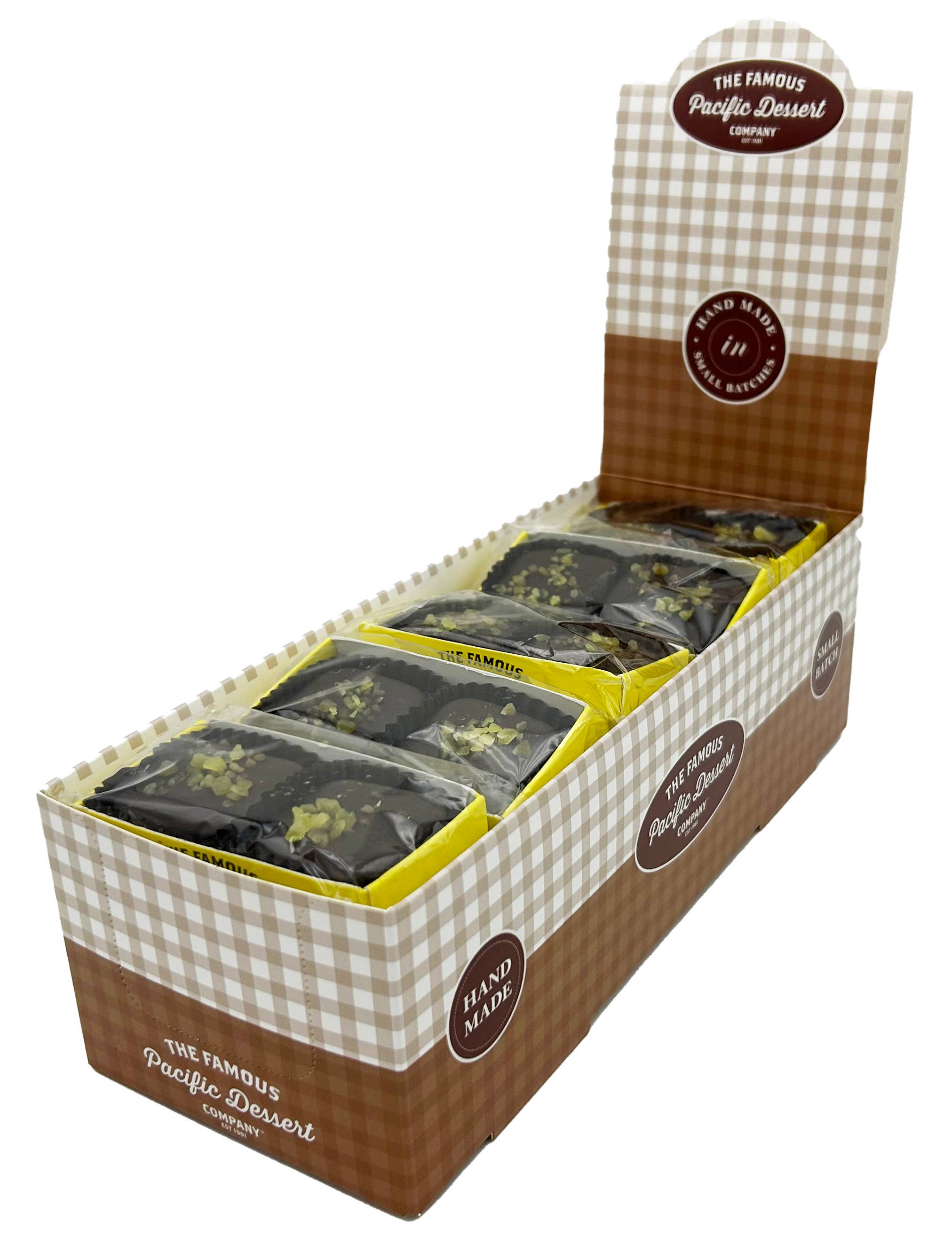 World Wide Gourmet Foods, Inc. - Wholesale Chocolate Covered Sweets - 2-Piece Dark Chocolate Lemon Meltaways2